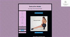 Desktop Screenshot of destructivemodels.com
